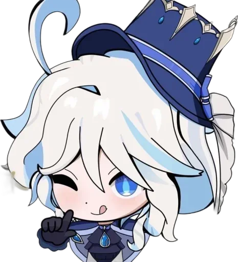 💧 Стикер «Chibi Furina» для Telegram