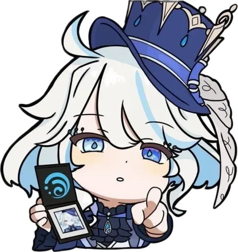 💧 Стикер «Chibi Furina» для Telegram