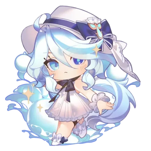💧 Стикер «Chibi Furina» для Telegram