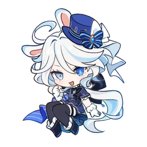 💧 Стикер «Chibi Furina» для Telegram