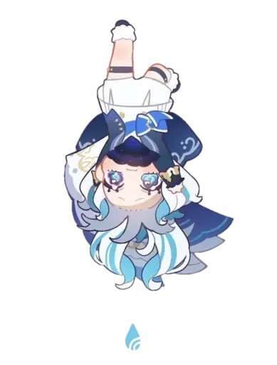 💧 Стикер «Chibi Furina» для Telegram