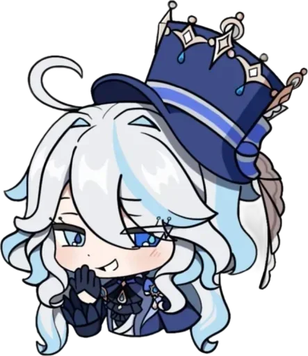 💧 Стикер «Chibi Furina» для Telegram