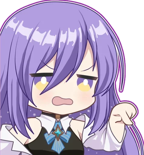 👉 Стикер «Chibi Moona Hoshinova» для Telegram