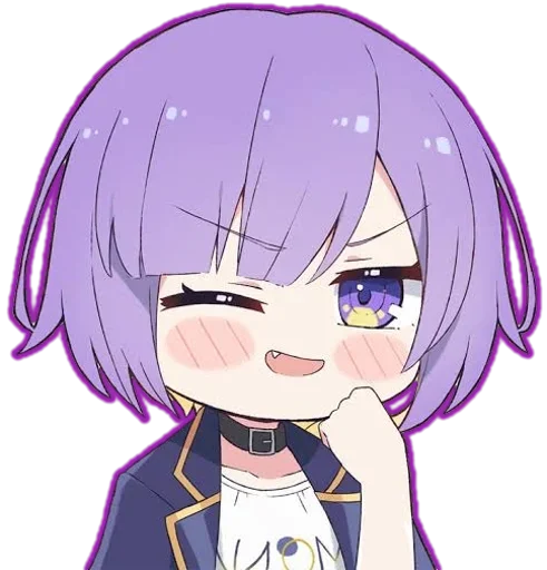 😏 Стикер «Chibi Moona Hoshinova» для Telegram