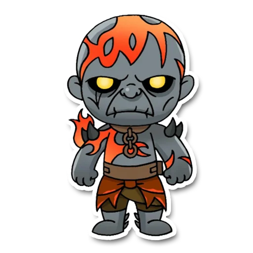 🧟‍♂️ Стикер «geek_chibi» для Telegram