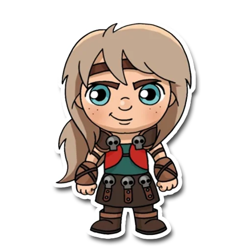 👩‍🦳 Стикер «chibi_cartoon» для Telegram