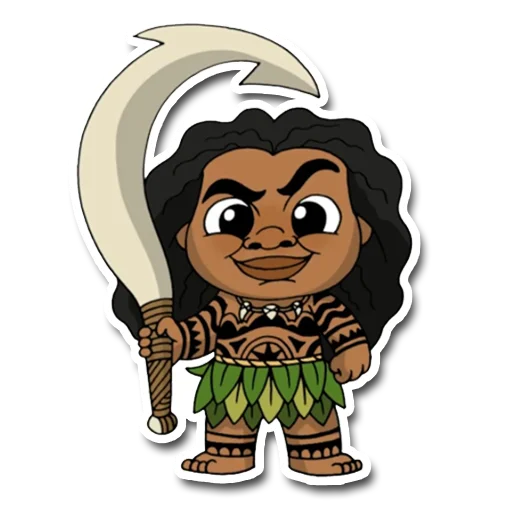 🏝 Стикер «chibi_cartoon» для Telegram