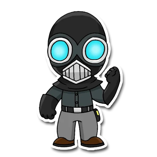 🦹‍♀️ Стикер «chibi_cartoon» для Telegram