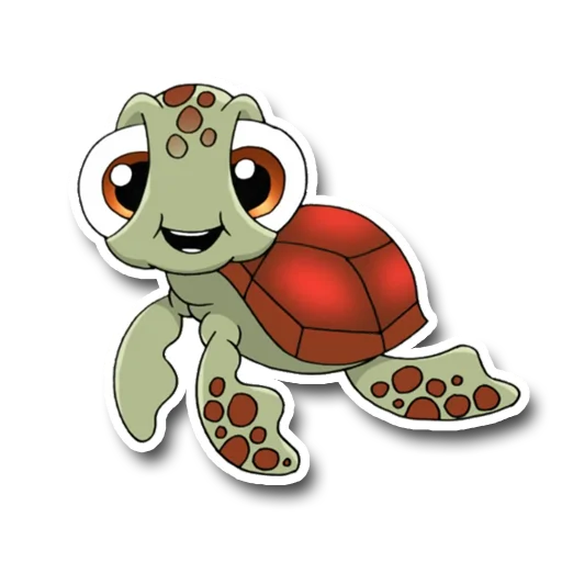 🐢 Стикер «chibi_cartoon» для Telegram