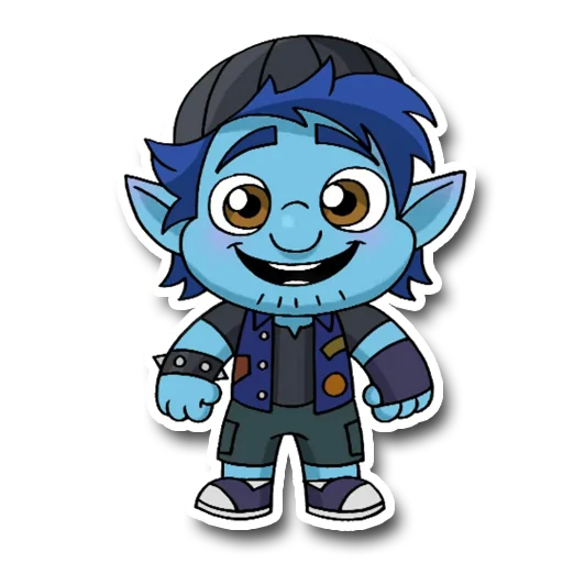 😊 Стикер «chibi_cartoon» для Telegram
