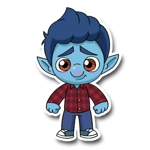 ☺️ Стикер «chibi_cartoon» для Telegram