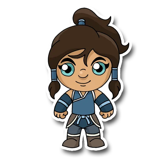 🌊 Стикер «chibi_cartoon» для Telegram