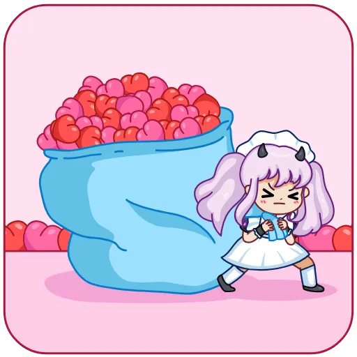 🥰 Стикер «Чиби Алекса» для Telegram