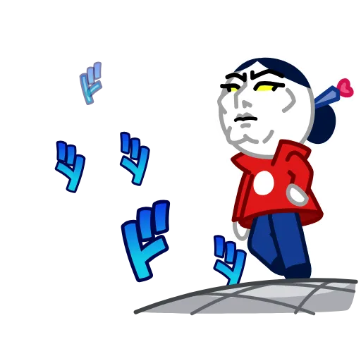 😠 Стикер «Chibi-Chan» для Telegram