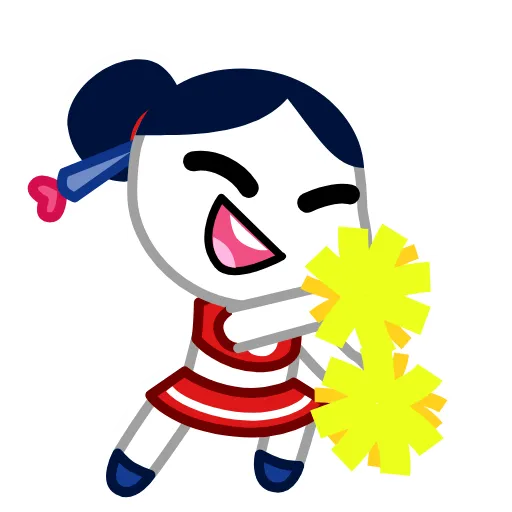 💃 Стикер «Chibi-Chan» для Telegram