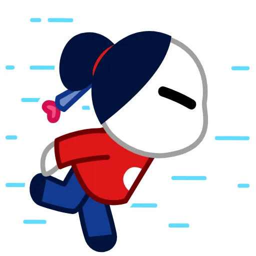 🏃‍♀️ Стикер «Chibi-Chan» для Telegram