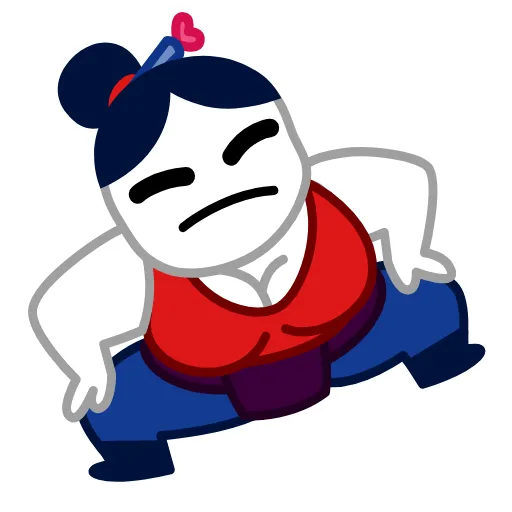 😑 Стикер «Chibi-Chan» для Telegram
