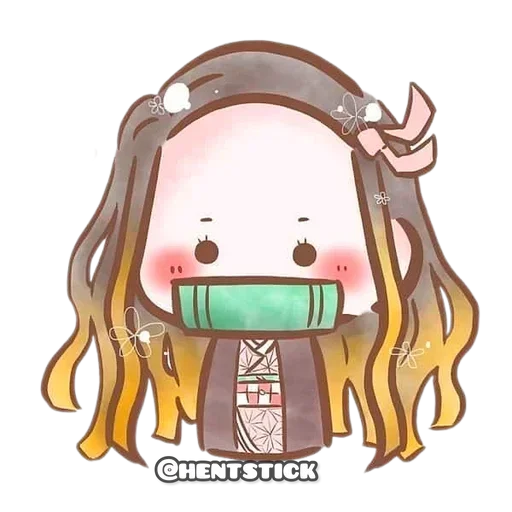 🥳 Стикер «Chibi Stick» для Telegram