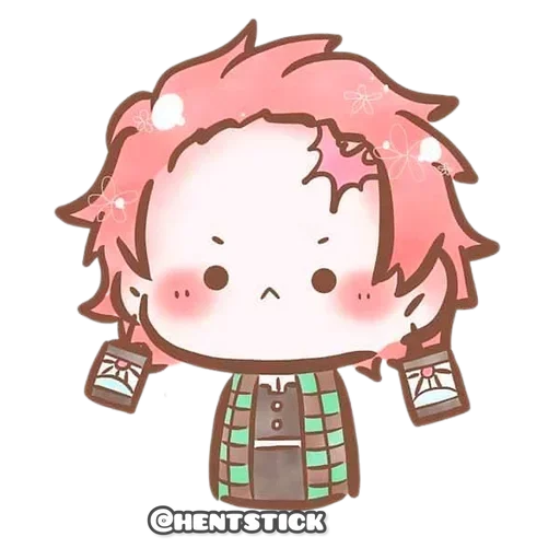 Стикерпак Chibi Stick для Telegram