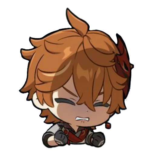 😖 Стикер «Chibi Tartaglia» для Telegram