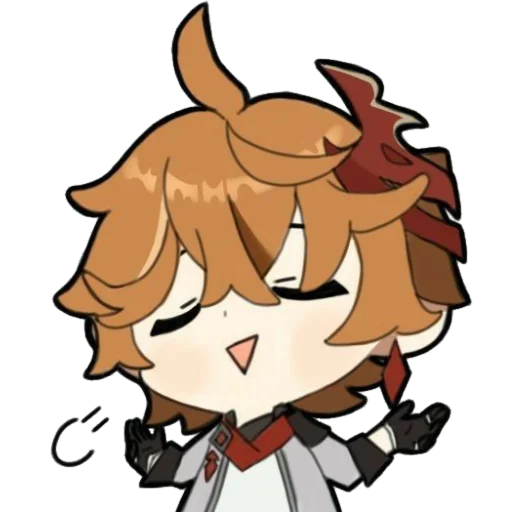 😁 Стикер «Chibi Tartaglia» для Telegram