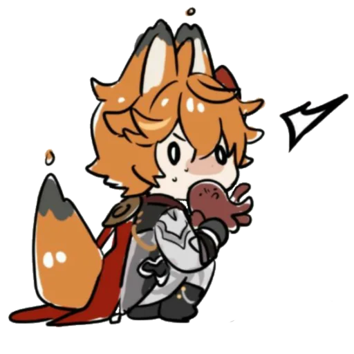 😲 Стикер «Chibi Tartaglia» для Telegram