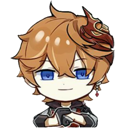 😏 Стикер «Chibi Tartaglia» для Telegram