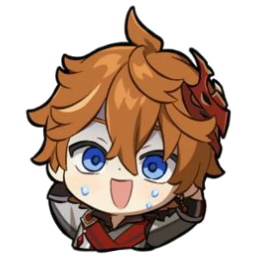 😅 Стикер «Chibi Tartaglia» для Telegram