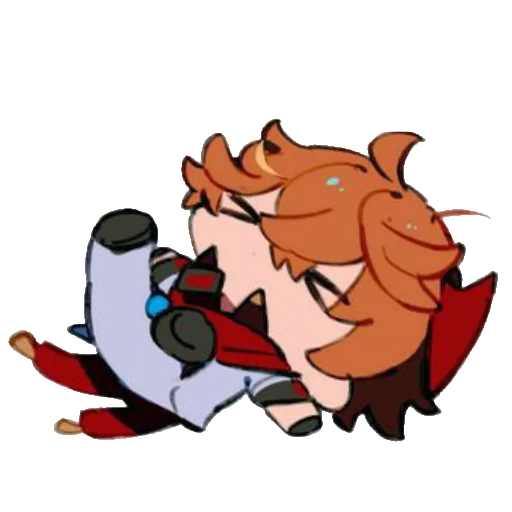 😖 Стикер «Chibi Tartaglia» для Telegram