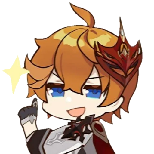 ✨ Стикер «Chibi Tartaglia» для Telegram