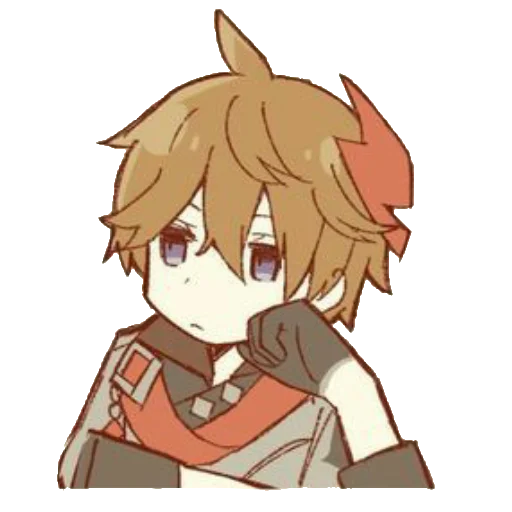 😕 Стикер «Chibi Tartaglia» для Telegram