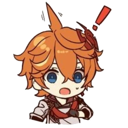 😮 Стикер «Chibi Tartaglia» для Telegram