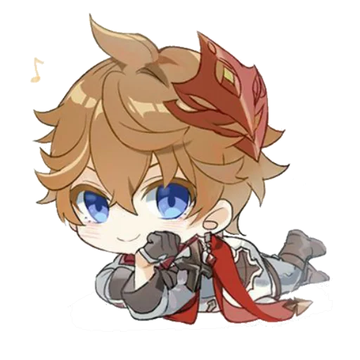 🙂 Стикер «Chibi Tartaglia» для Telegram