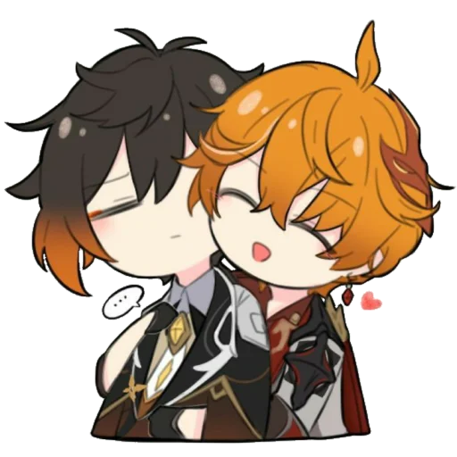 😙 Стикер «Chibi Tartaglia» для Telegram