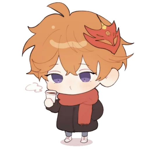 😗 Стикер «Chibi Tartaglia» для Telegram