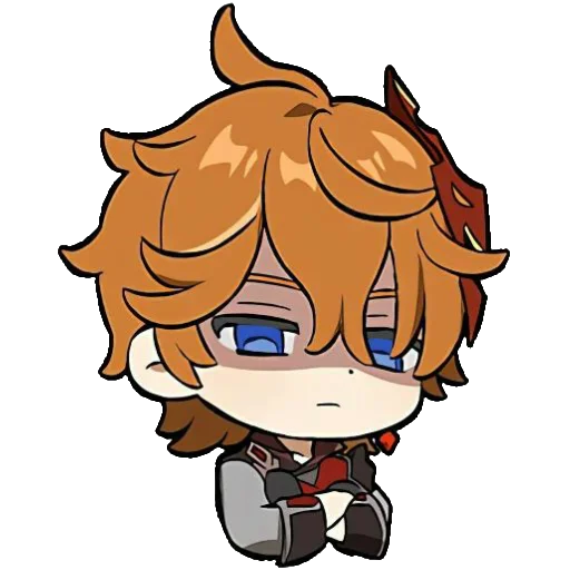😒 Стикер «Chibi Tartaglia» для Telegram