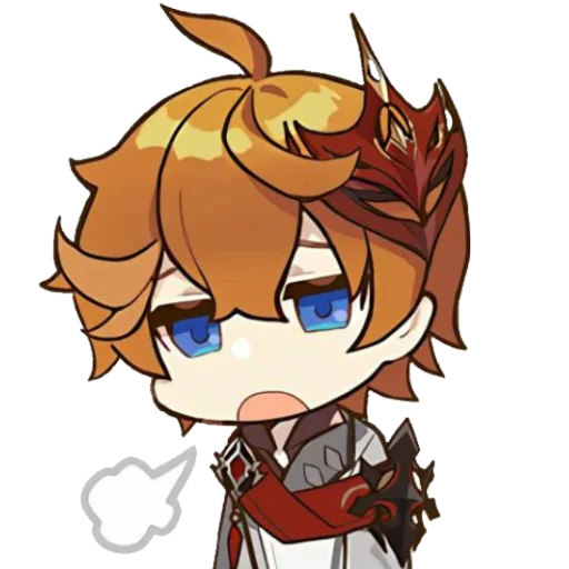 😪 Стикер «Chibi Tartaglia» для Telegram
