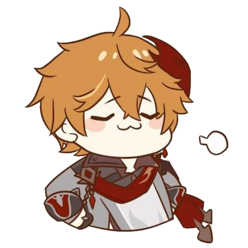 🤭 Стикер «Chibi Tartaglia» для Telegram