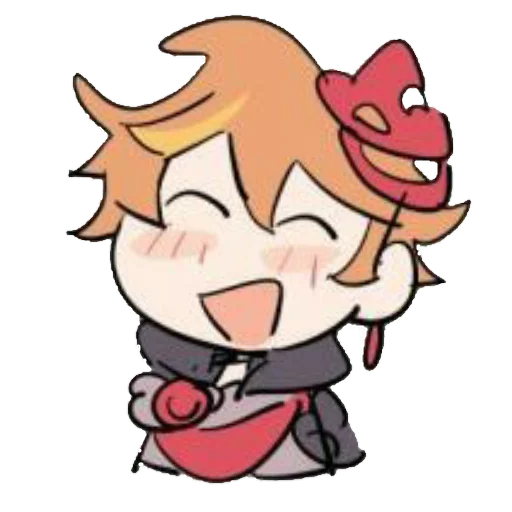 🥰 Стикер «Chibi Tartaglia» для Telegram