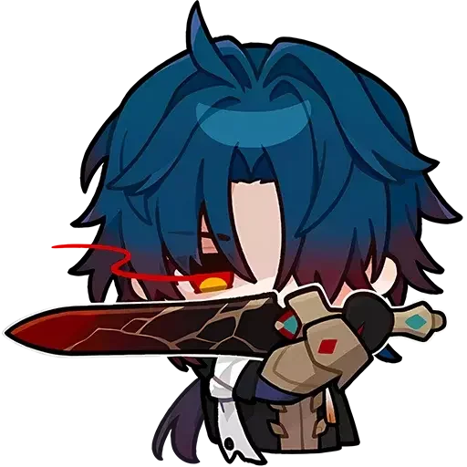 🗡️ Стикер «Chibi - Honkai Star Rail» для Telegram