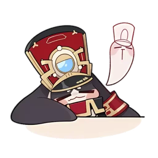 😔 Стикер «Chibi - Honkai Star Rail» для Telegram