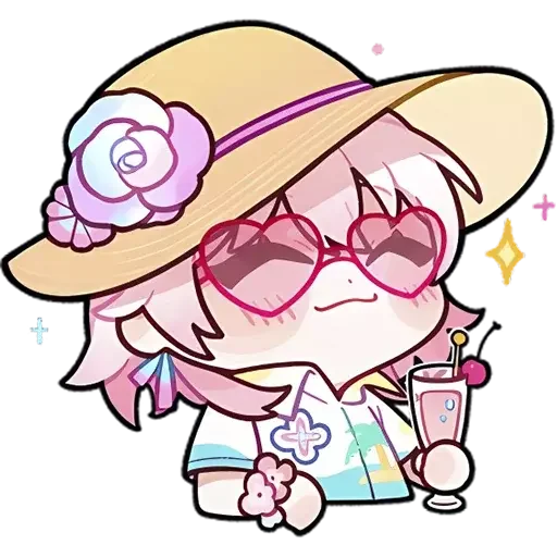 😫 Стикер «Chibi - Honkai Star Rail» для Telegram