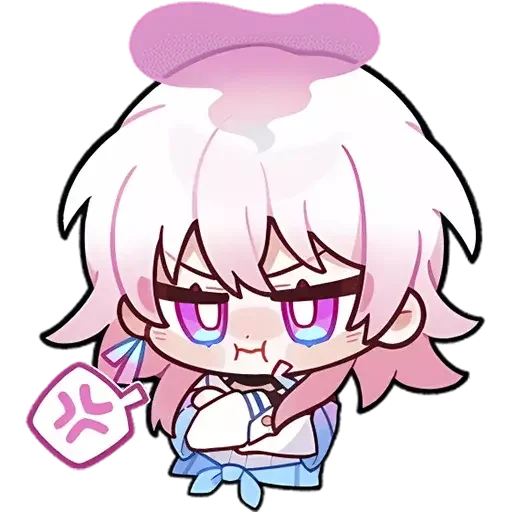 😣 Стикер «Chibi - Honkai Star Rail» для Telegram