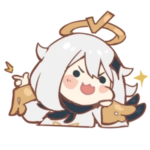 🌟 Стикер «Genshin Impact Chibi» для Telegram