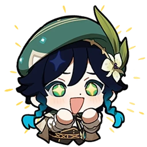 🌟 Стикер «Genshin Impact Chibi» для Telegram