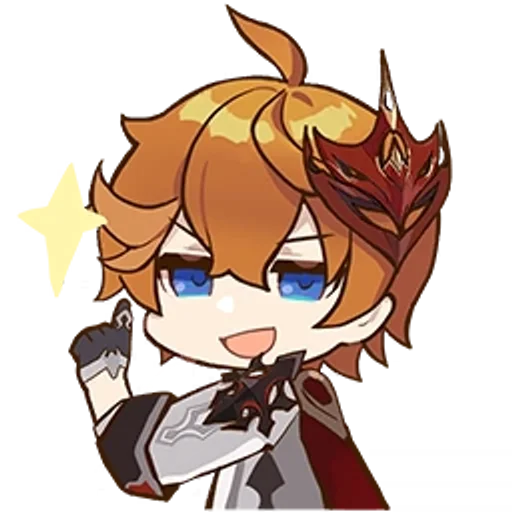🌟 Стикер «Genshin Impact Chibi» для Telegram