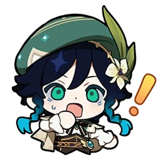 🌟 Стикер «Genshin Impact Chibi» для Telegram