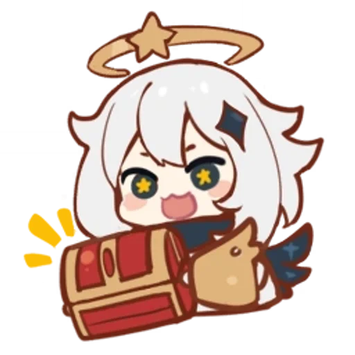 🌟 Стикер «Genshin Impact Chibi» для Telegram