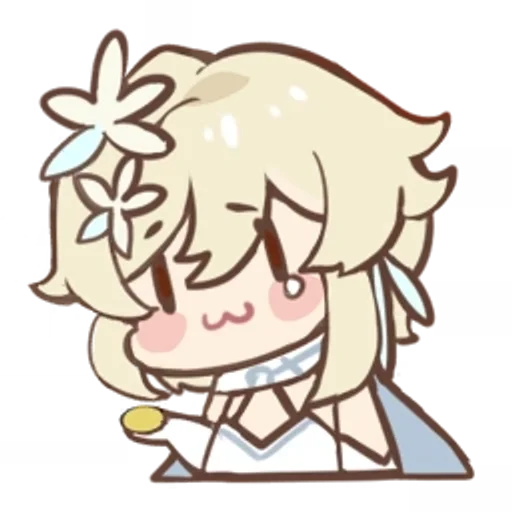 🌟 Стикер «Genshin Impact Chibi» для Telegram