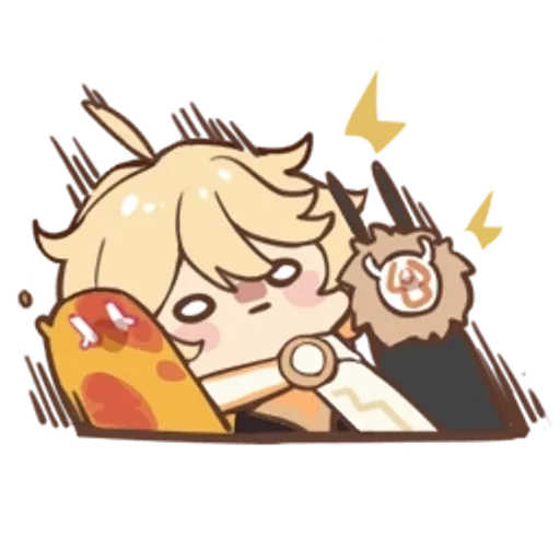 🌟 Стикер «Genshin Impact Chibi» для Telegram